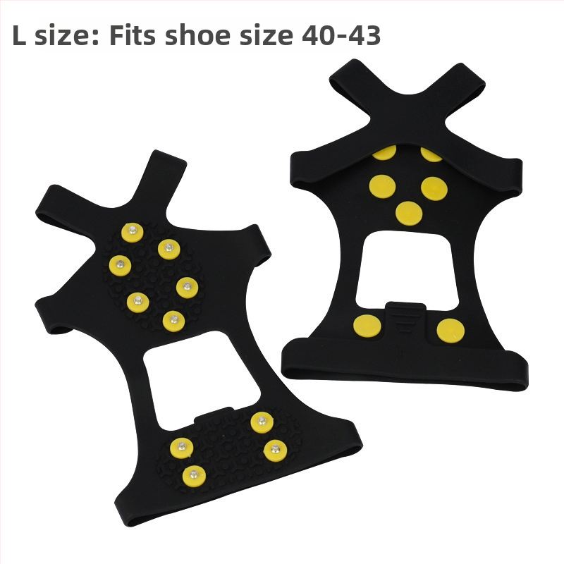 Neslidūs batų įdėklai su 10 dantų - TPE medžiaga, 100 vnt dėžutėje, kilmė Dongguan