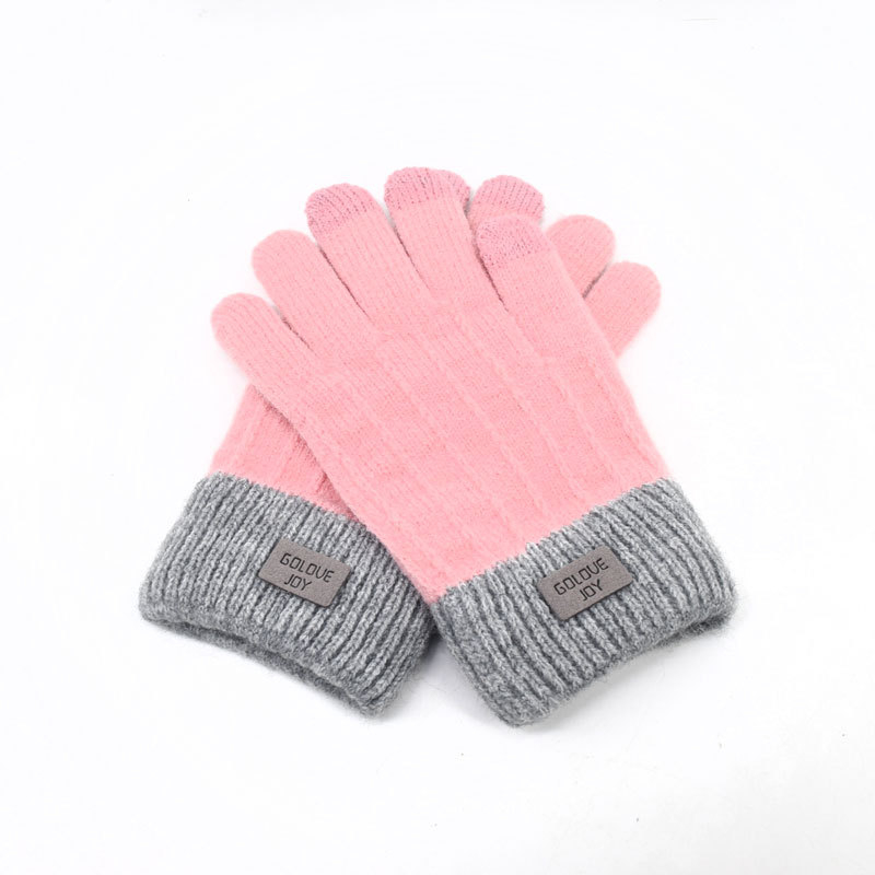 Mănuși Jacquard cu touchscreen, căptușite cu catifea, calde pentru exterior, potrivite pentru schi și ciclism, unisex • Funcție: Protecția mâinilor • Greutate: 55 • Utilizare: Generală