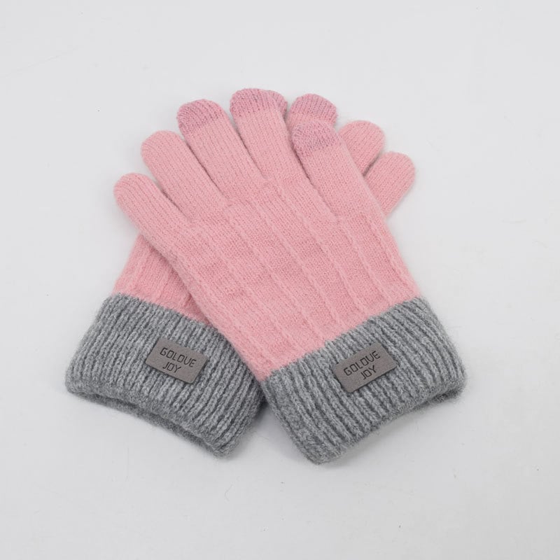 Mănuși Jacquard cu touchscreen, căptușite cu catifea, calde pentru exterior, potrivite pentru schi și ciclism, unisex • Funcție: Protecția mâinilor • Greutate: 55 • Utilizare: Generală