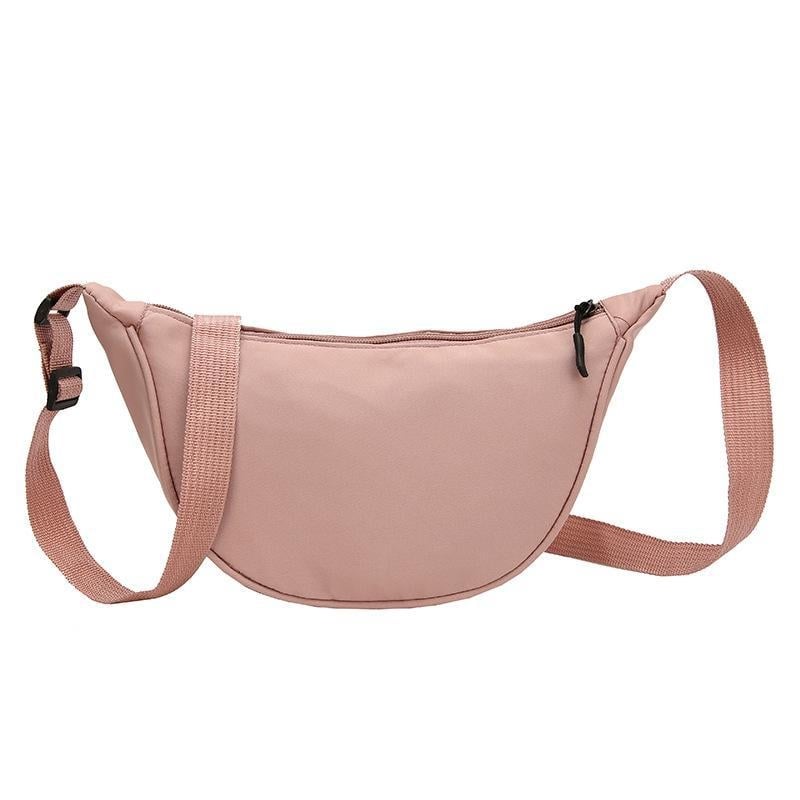 Ženska crossbody torbica od pletenog materijala, mala kvadratna torba, vodoravni oblik, zatvarač, poliester podstava