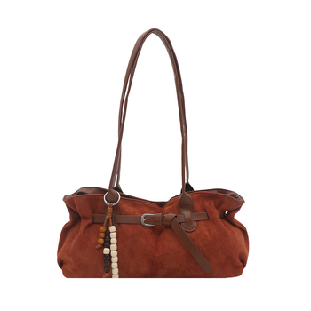 Yicai Socialite PU bucket bag za poslovno putovanje, horizontalni kvadratni oblik, zip