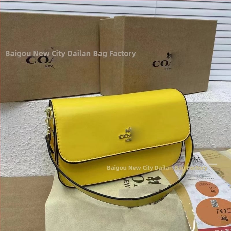 PU maza kvadrātveida soma, ielu stils, horizontāla forma, vāka aizvērums