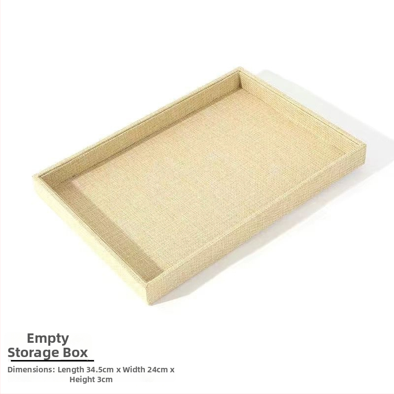 Gredzenu un juvelierizstrādājumu demonstrēšanas paliktnis — ABS materiāls, samta iekšējā apdare, viens līmenis, augstas klases dizains, šuvju izstrāde