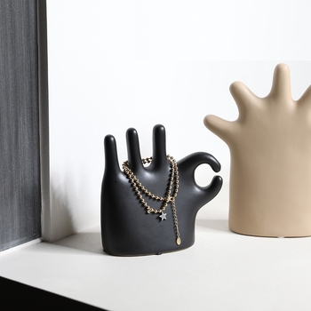 Yingyao keramički nordijskog stila držač za prstenje i prikaz nakita