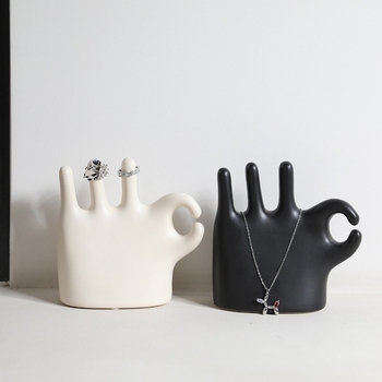 Yingyao keramički nordijskog stila držač za prstenje i prikaz nakita