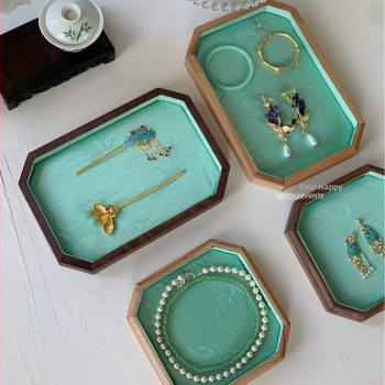 Koka rotaslietu demonstrēšanas plate, viengabala modelis, ciets koks, antīkais stils, saliekamā konstrukcija, vasaras 2024 izlaidums