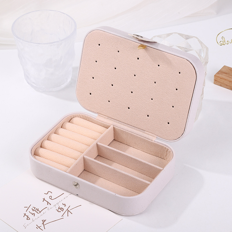 Kutija za pohranu naušnica, veliki kapacitet, korejskog stila dizajn, materijal Cortex, mogućnost prilagodbe