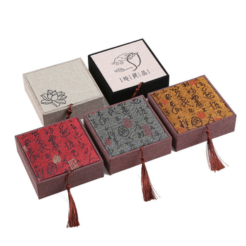 Kutija za nakit od tkanine za perle i narukvice - antički stil, kutija za pakiranje, prilagodljivo procesiranje