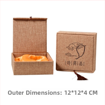 Kutija za nakit od tkanine za perle i narukvice - antički stil, kutija za pakiranje, prilagodljivo procesiranje