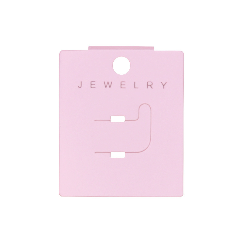 Kartice za ambalažu nakita s PVC kopčom, s toplim utiskom i reljefom, od papira/kartona, 100 listova