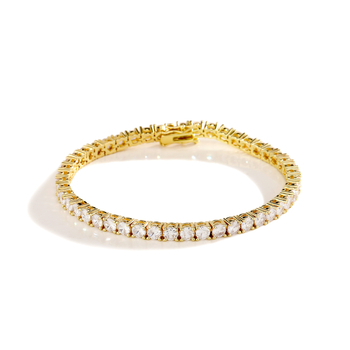 Bijuterii unisex din cupru cu zircon placat cu aur, accesoriu de mână personalizabil