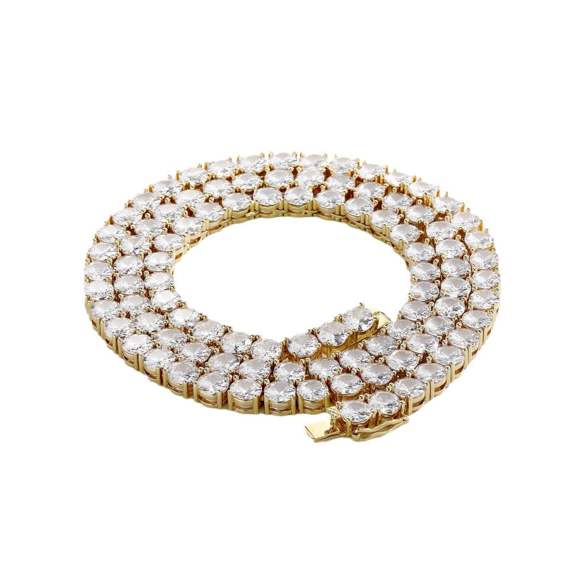 Bijuterii unisex din cupru cu zircon placat cu aur, accesoriu de mână personalizabil