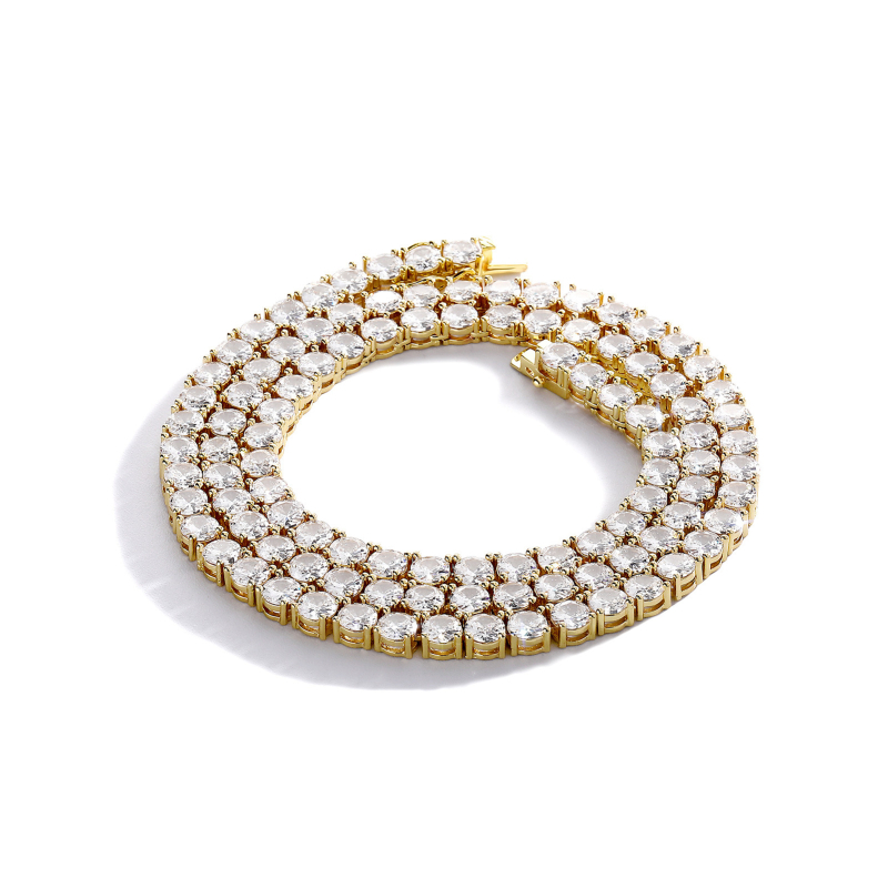 Bijuterii unisex din cupru cu zircon placat cu aur, accesoriu de mână personalizabil