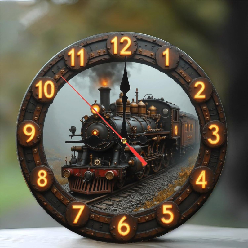 Fali óra, kör alakú, halk működésű, elemmel működő, egyoldalú számlappal, 24 órás kijelzés, dekoratív óra dolgozószobának, irodának, konyhának, fürdőszobának