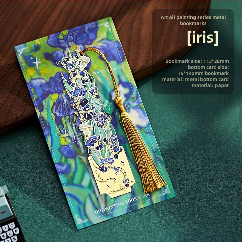 Metallist raamatumärk väljalõigatud kujundusega ja integreeritud mõõtmisvahendiga, Keelatud Linna stiil