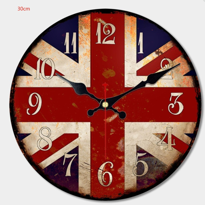 2D ümmargune seinakell vaikse liikumisega, patareitoitega, 24-tunnine indikaator, ühepoolne, sobib elutoas ja magamistoas