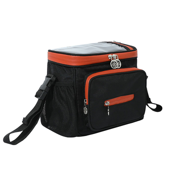 He Niu HECATTLE A309 Μπροστινή Τσάντα Ποδηλάτου για Ηλεκτρικά Ποδήλατα, Oxford Ύφασμα, 22.5×12×21 cm, Αδιάβροχο Φερμουάρ