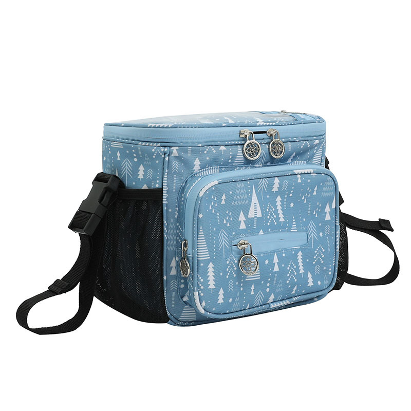 He Niu HECATTLE A309 Μπροστινή Τσάντα Ποδηλάτου για Ηλεκτρικά Ποδήλατα, Oxford Ύφασμα, 22.5×12×21 cm, Αδιάβροχο Φερμουάρ