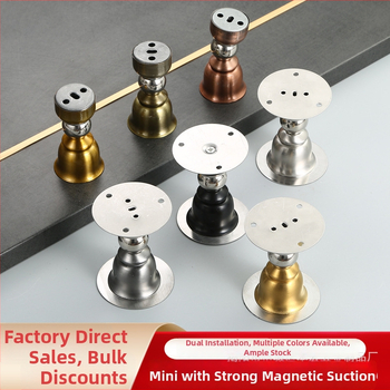 Dverový doraz, magnetický, nerezová oceľ, nástenný montáž, model 004, značka Benhong