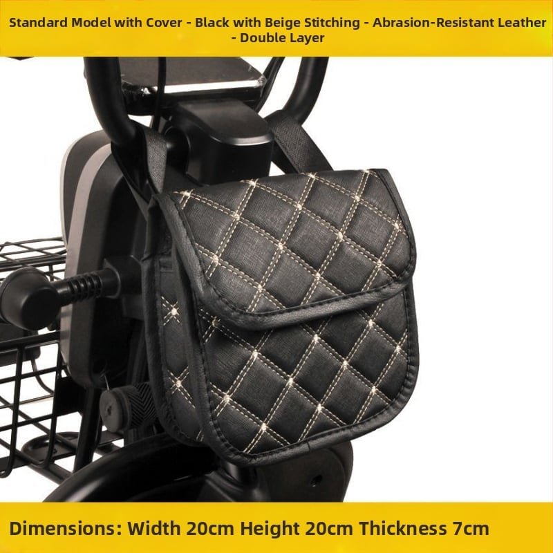 Τσάντα ποδηλάτου με μπροστινό χώρο αποθήκευσης για κινητό, πολυλειτουργική διακοσμητική κρεμαστή τσάντα – Powerful Factory