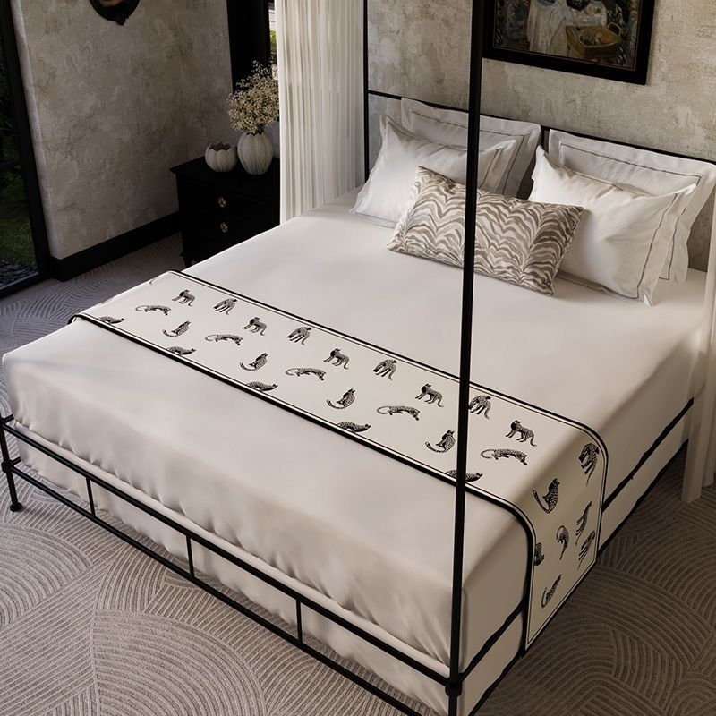 Domeya - Κάλυμμα κρεβατιού σε στυλ ξενοδοχείου από πολυεστέρα με φλοράλ μοτίβο, προσαρμοστικό