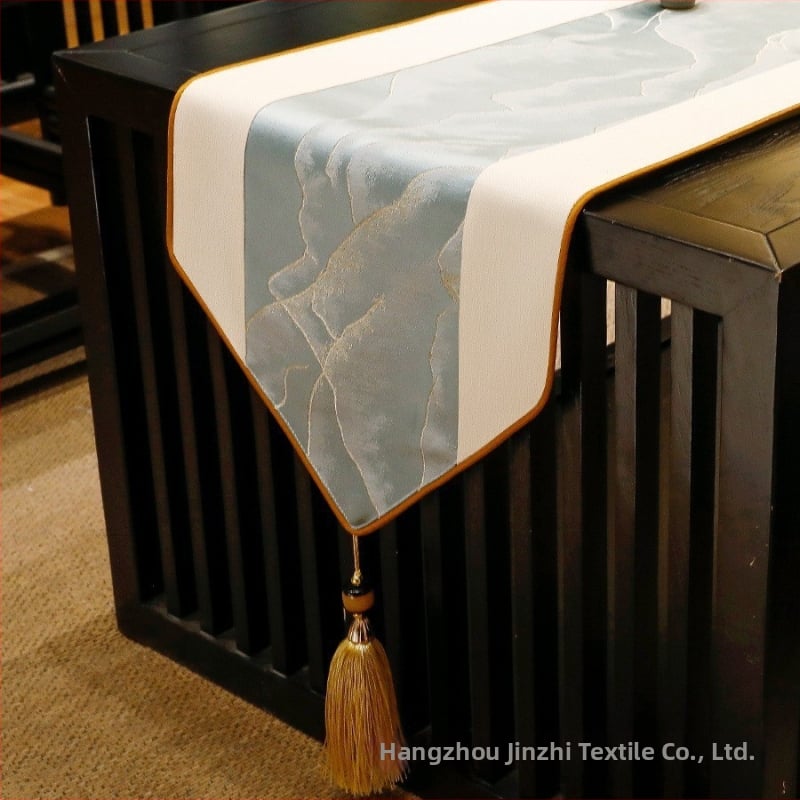 Laudlipu – linane, uus hiina stiil, geomeetriline muster, sobib elutuppa ja magamistuppa