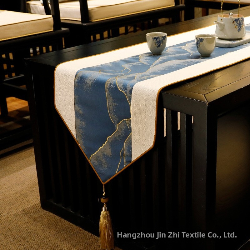 Laudlipu – linane, uus hiina stiil, geomeetriline muster, sobib elutuppa ja magamistuppa