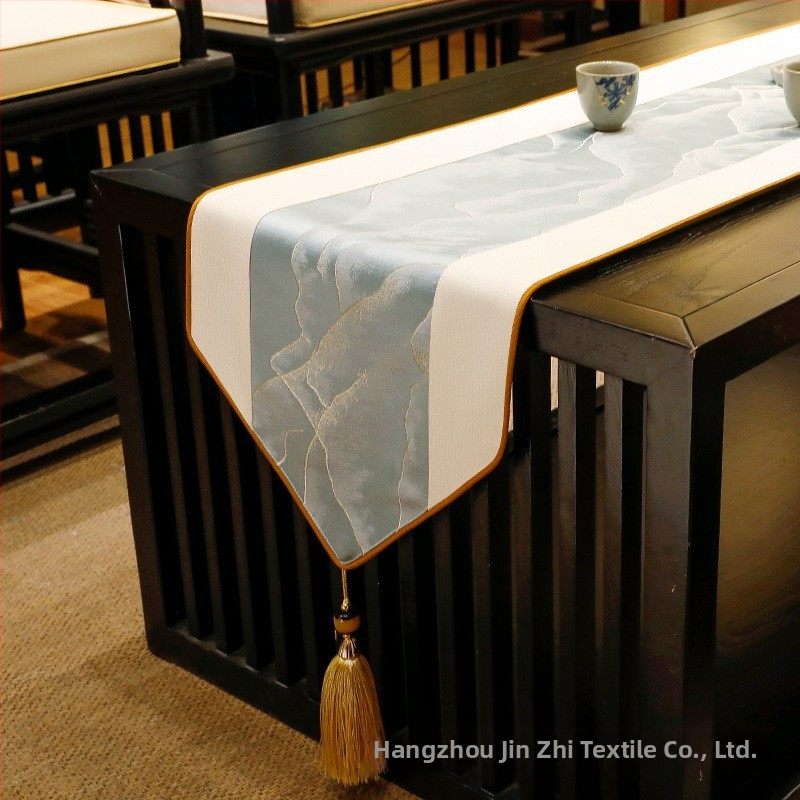 Laudlipu – linane, uus hiina stiil, geomeetriline muster, sobib elutuppa ja magamistuppa