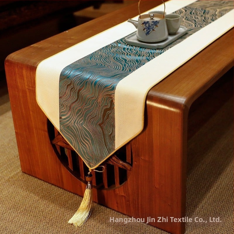 Laudlipu – linane, uus hiina stiil, geomeetriline muster, sobib elutuppa ja magamistuppa