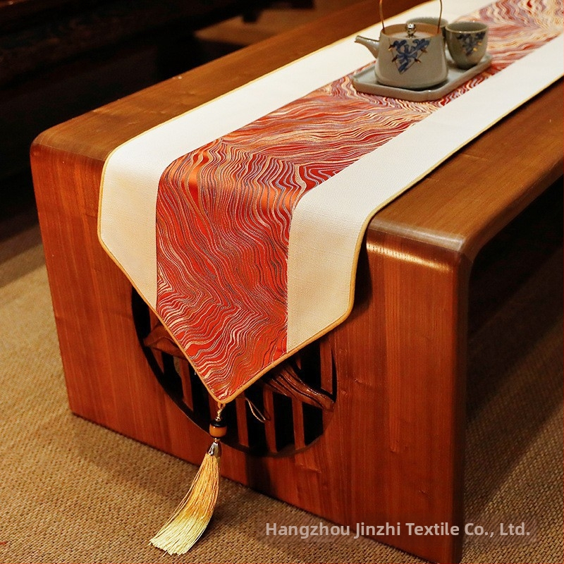 Laudlipu – linane, uus hiina stiil, geomeetriline muster, sobib elutuppa ja magamistuppa