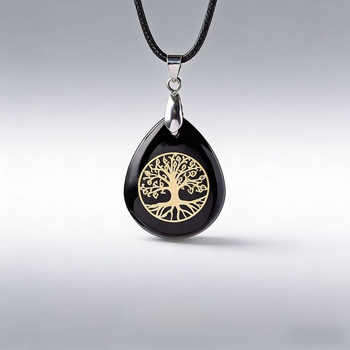 Colier Aventurin, Arborele Vieții, Șlefuit, Design Original, Toamna 2025