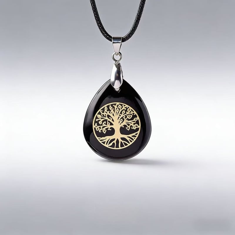 Colier Aventurin, Arborele Vieții, Șlefuit, Design Original, Toamna 2025