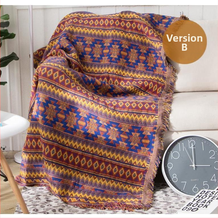 Κάλυμμα καναπέ, μινιμαλιστικό στυλ τύπου μαξιλαριού, βαμβακερό, κατάλληλο για όλους τους καναπέδες, μοτίβα ρίγες/πλέγμα/λουλούδια