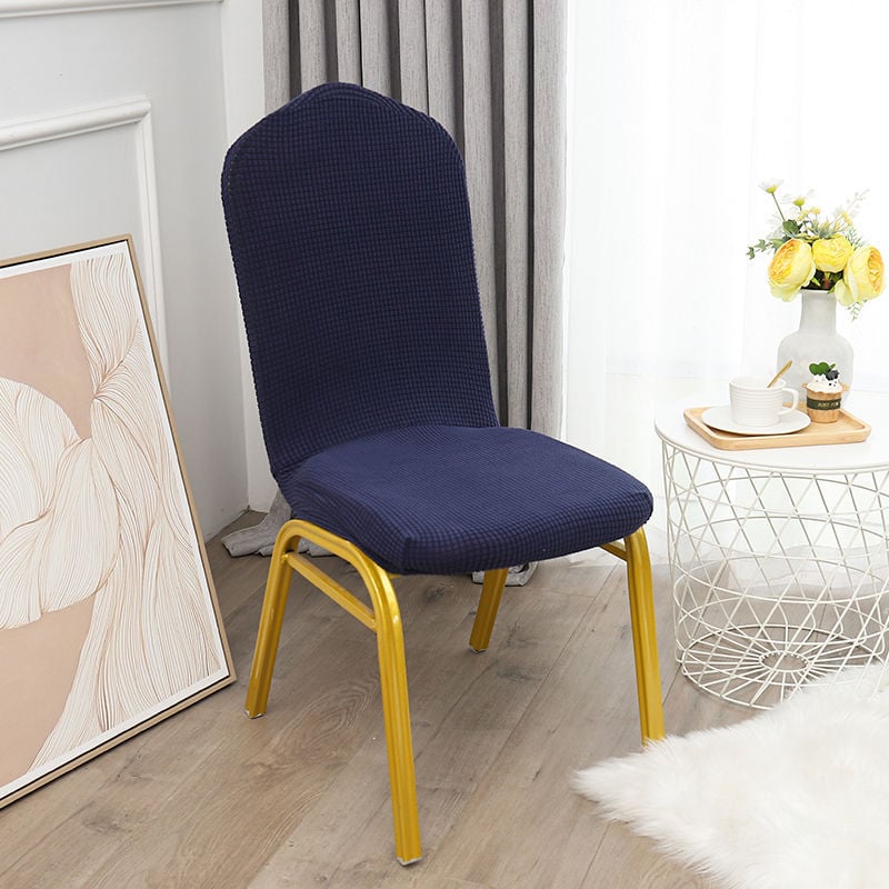 Kõverdatud söögitoa tooli kate, hotellistiil (Bränd: other; Materjal: Other; Kategooria: Tooli kate; Stiil: Hotell)