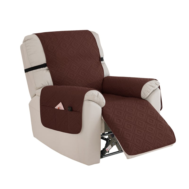 Diivanikate - veekindel, õmblustega topelt rombikujundusega - polüester/spandeks - hotellistiil