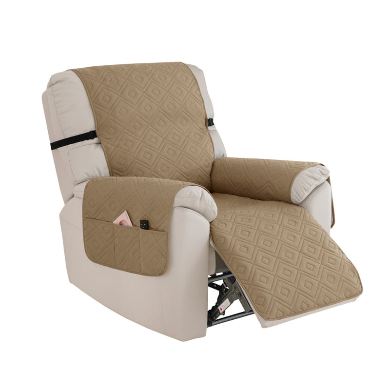 Diivanikate - veekindel, õmblustega topelt rombikujundusega - polüester/spandeks - hotellistiil