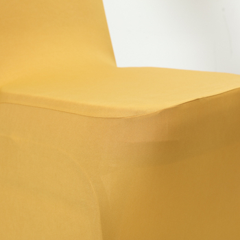 Tooli kate pailettidega tikitud elastne polüester – pulmadekoratsioon hotellidele