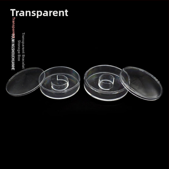 Cutie acrilică octogonală pentru bijuterii, ambalare brățări – cutie de expoziție sigilată, pungă de ambalare inclusă, material compozit, ambalare bijuterii