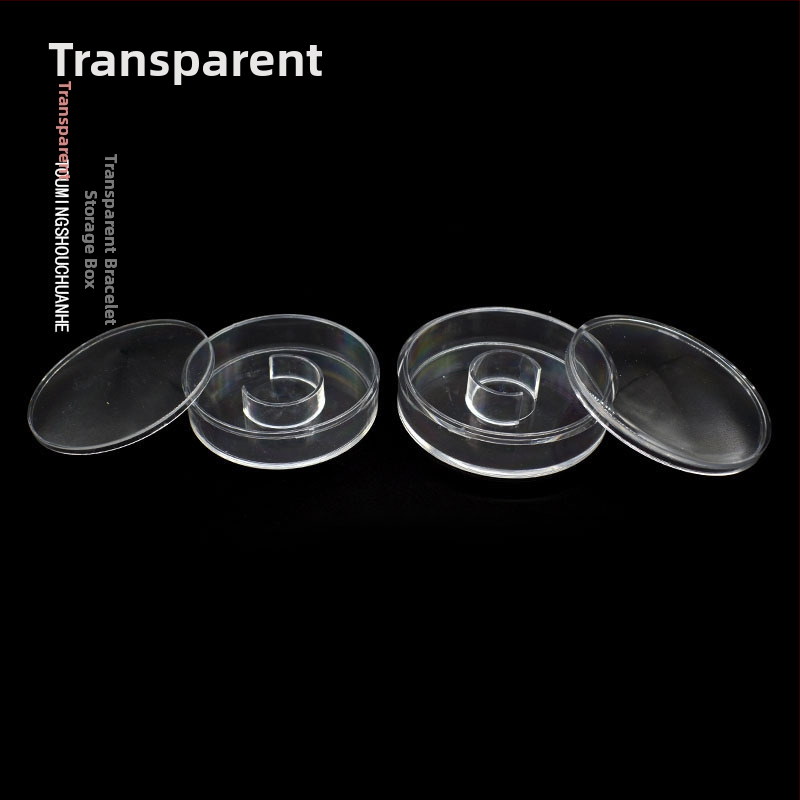 Cutie acrilică octogonală pentru bijuterii, ambalare brățări – cutie de expoziție sigilată, pungă de ambalare inclusă, material compozit, ambalare bijuterii