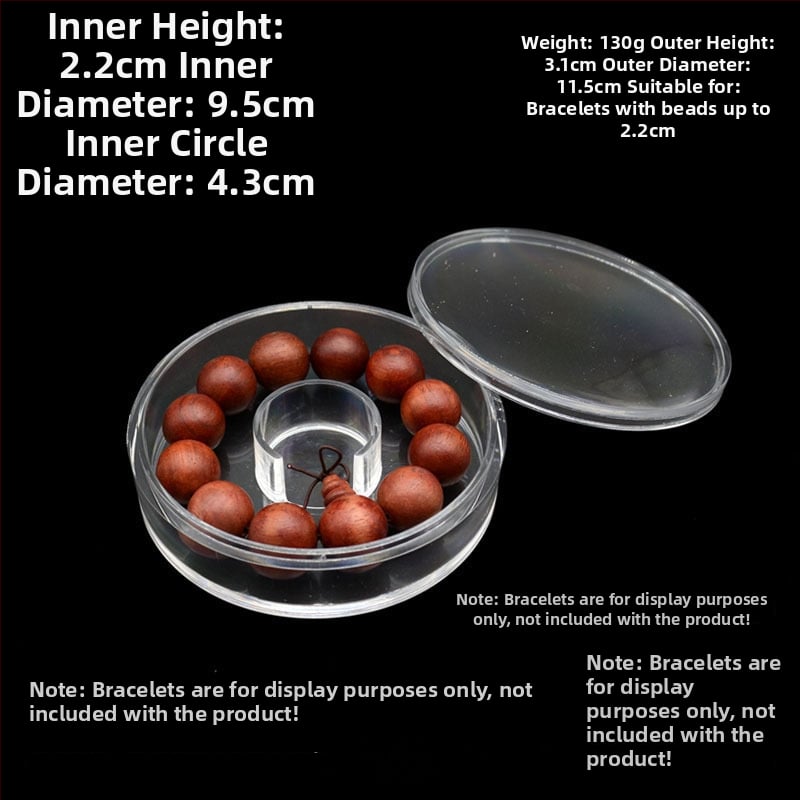 Cutie acrilică octogonală pentru bijuterii, ambalare brățări – cutie de expoziție sigilată, pungă de ambalare inclusă, material compozit, ambalare bijuterii