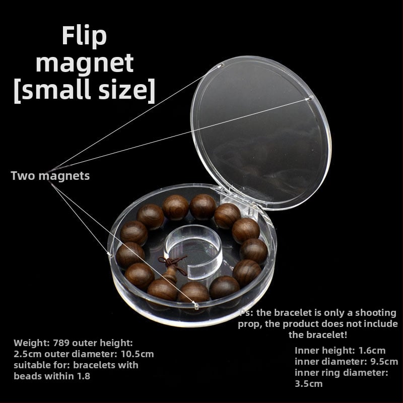 Cutie acrilică octogonală pentru bijuterii, ambalare brățări – cutie de expoziție sigilată, pungă de ambalare inclusă, material compozit, ambalare bijuterii