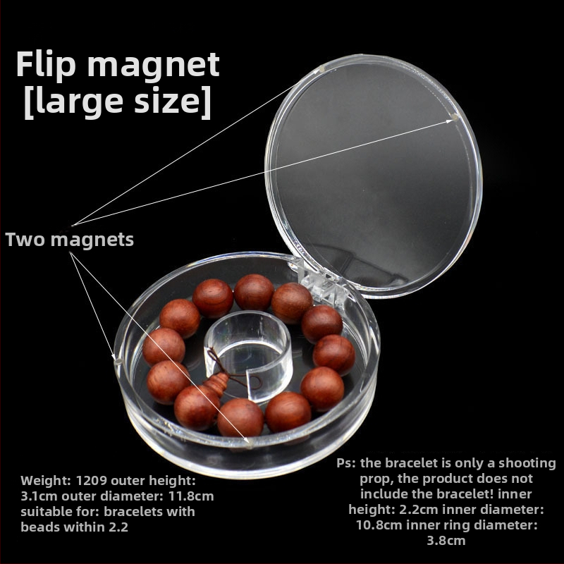 Cutie acrilică octogonală pentru bijuterii, ambalare brățări – cutie de expoziție sigilată, pungă de ambalare inclusă, material compozit, ambalare bijuterii