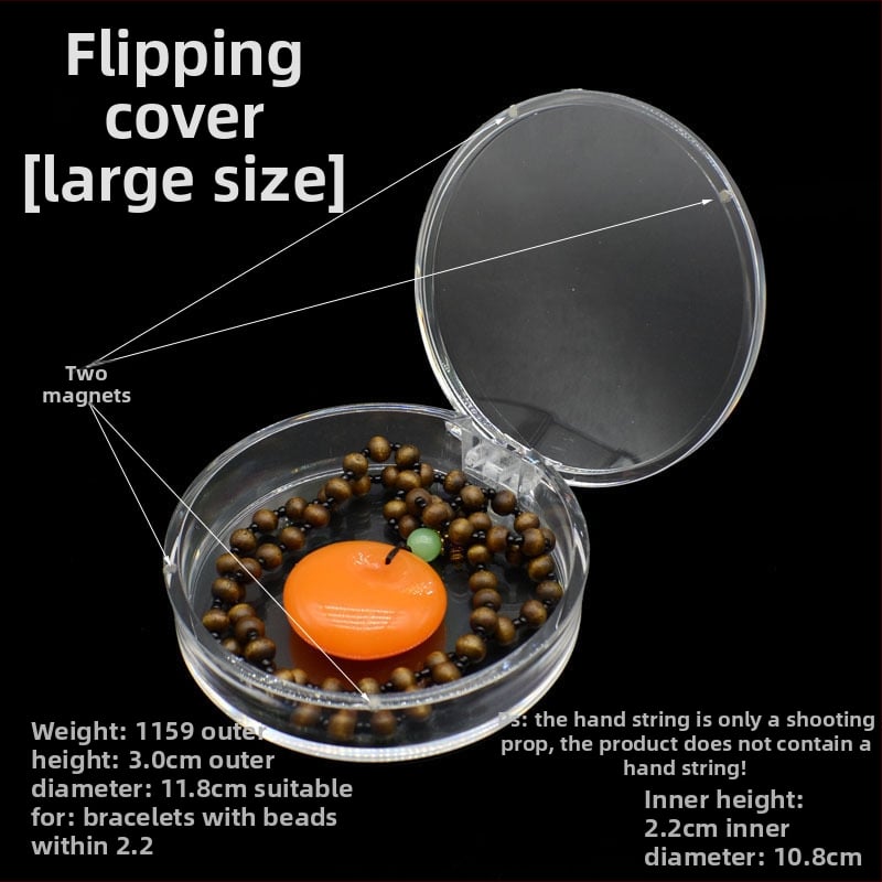 Cutie acrilică octogonală pentru bijuterii, ambalare brățări – cutie de expoziție sigilată, pungă de ambalare inclusă, material compozit, ambalare bijuterii