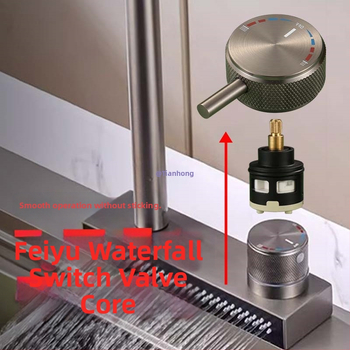 Ventilno jezgro kišnog izlaza za kuhinjski sudoper – 304 nehrđajući čelik, keramičko jezgro ventila, model A-00002, Mingjin, CE potvrda