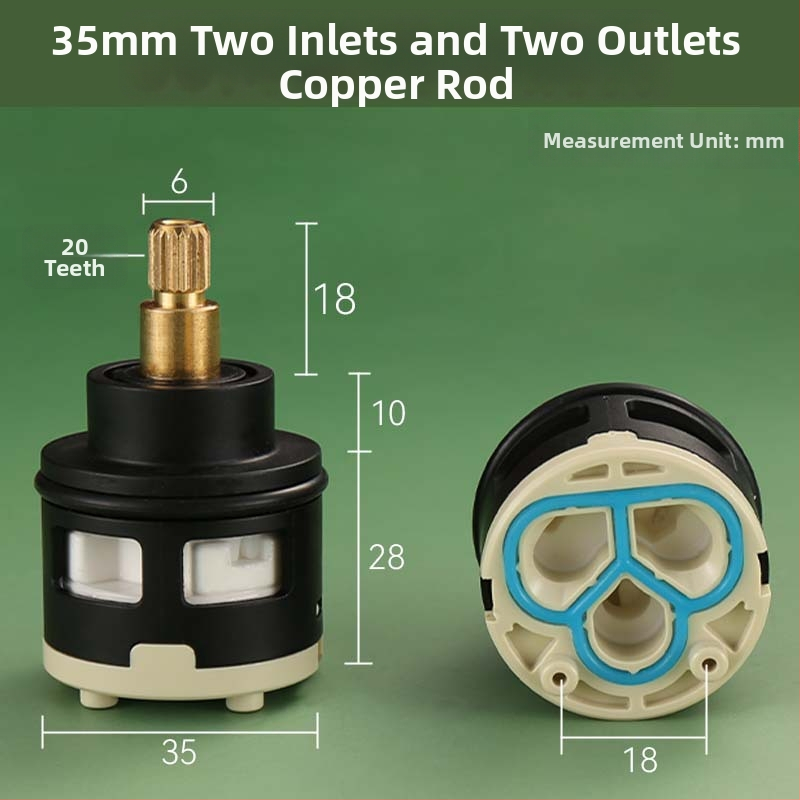 Ventilno jezgro kišnog izlaza za kuhinjski sudoper – 304 nehrđajući čelik, keramičko jezgro ventila, model A-00002, Mingjin, CE potvrda