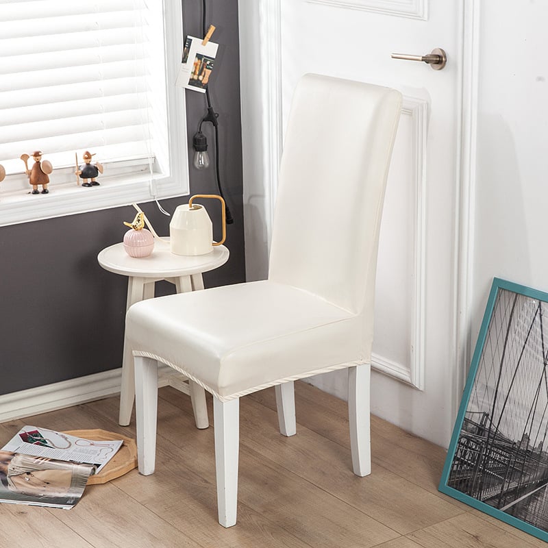 PU bőr étkezőszék huzat, vízálló, csúszásmentes, kopásálló, rugalmas