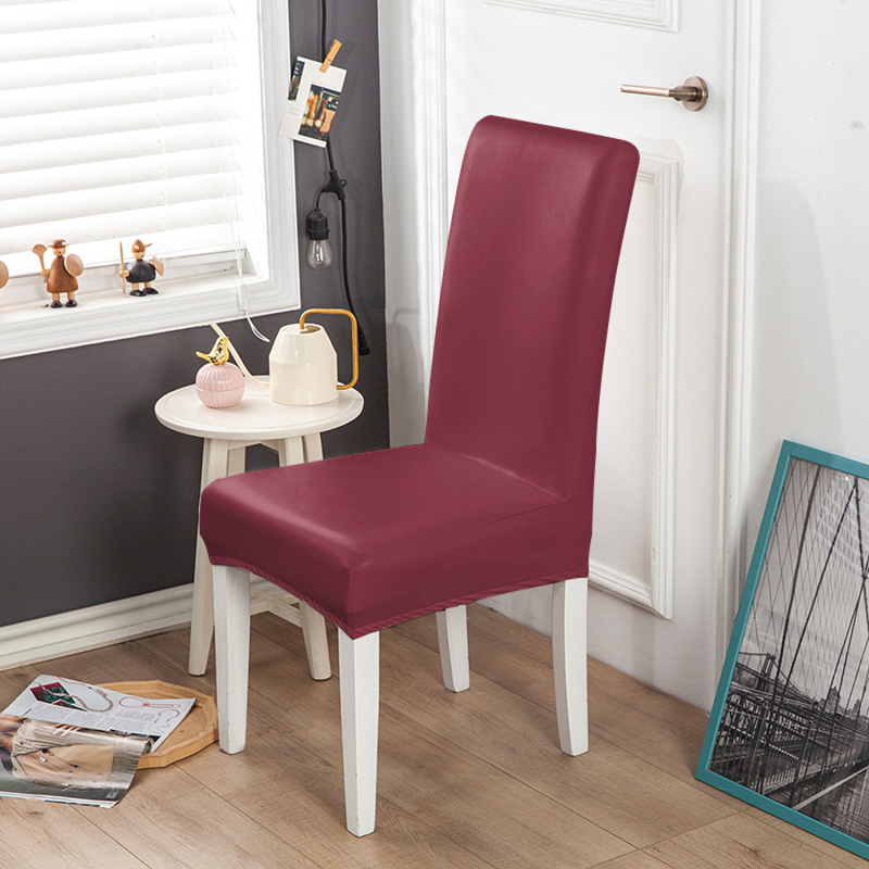 PU bőr étkezőszék huzat, vízálló, csúszásmentes, kopásálló, rugalmas