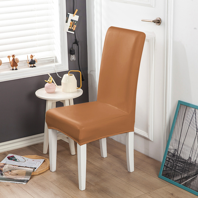PU bőr étkezőszék huzat, vízálló, csúszásmentes, kopásálló, rugalmas