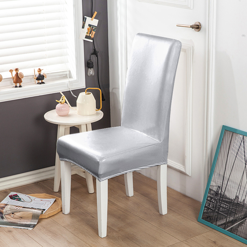 PU bőr étkezőszék huzat, vízálló, csúszásmentes, kopásálló, rugalmas