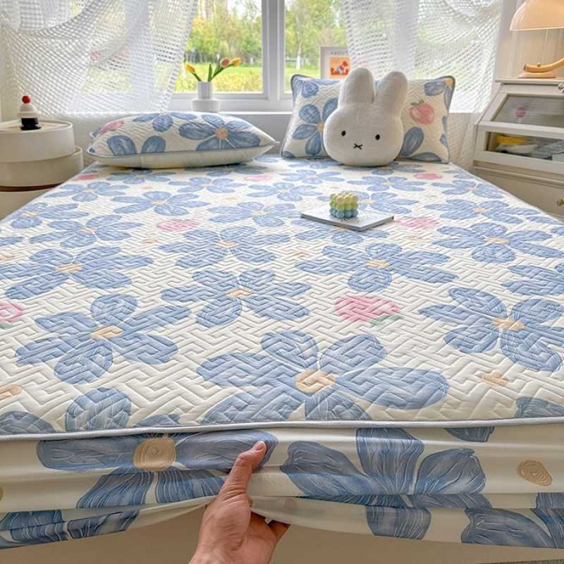 Jääsiidist jahutusmattide komplekt – viskooskiud, Jacquard kudumine, pestav, 3-osaline komplekt, kaasaegne stiil